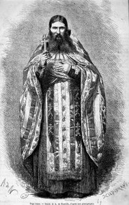 Ruský papež, kresba z fotografie od Unknown artist