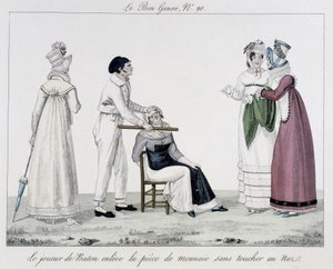 Saltimbanque: hráč obušky - v „“ Žánru dobrý““, deb. 19. století od Unknown artist