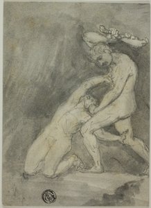 Samson zabíjí Filištína od Unknown artist