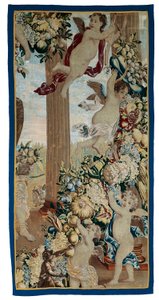 Září a říjen z Dvanácti měsíců v roce (fragment) od Unknown artist