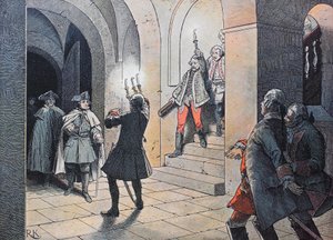 Sedmileté války, mezi 1756 a 1763, král Fridrich Veliký od Unknown artist