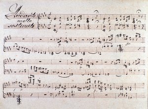 Noty z opery The two days, Luigi Cherubini od Unknown artist