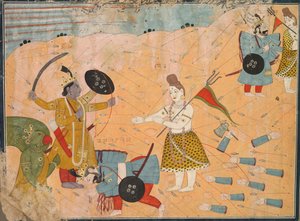 Shiva interses for Vanasura: Skina ze sekce Aniruddha Usha aa Krishna Leela od Unknown artist