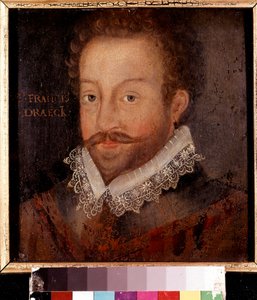 Sir Francis Drake, po rytině připisované Jodocus Hondius, c.1583 od Unknown artist