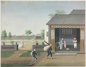 Spřádání látek, Příprava čajových lístků, Příprava hedvábí od Unknown artist