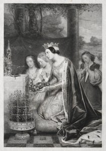 Svatá Amélie, královna uherská od Unknown artist