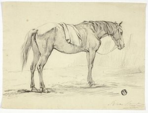 Stojící kůň od Unknown artist