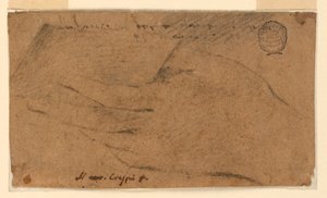 Studie: Levá ruka ženy držící list papíru od Unknown artist