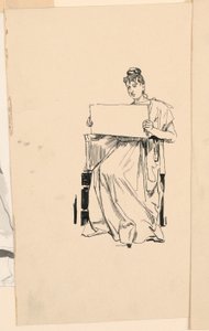 Studie mladé ženy od Unknown artist