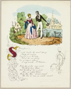 Sladce dýchá jarní jaro (valentýnka) od Unknown artist