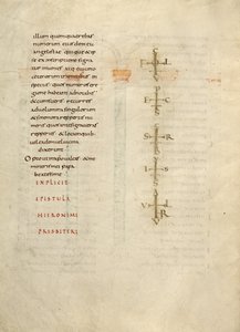 Textová stránka s monogramem od Unknown artist