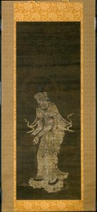 Bódhisattva Kannon z triptychu Přístup trojice Amida od Unknown artist