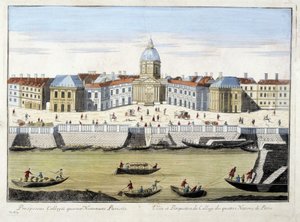 Vysoká škola čtyř národů - rytina od Unknown artist