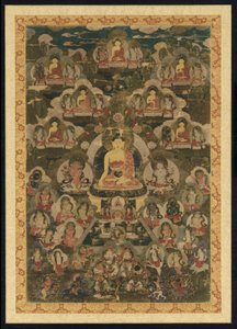 Osm Medicínských Buddhů od Unknown artist