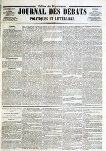 Věstník rozprav z 5.9.1845 od Unknown artist