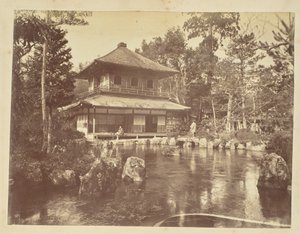 [Stříbrný pavilon v chrámu Džion-dži] od Unknown artist