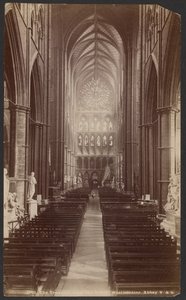 Transept ze severu, Westminsterské opatství od Unknown artist