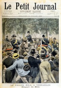 Proces se Zolou ve Versailles – v “”Le Petite Journal”” z 31.7.1898 od Unknown artist