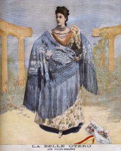 Krásné Otero v Folies-Bergères v roce 1894 od Unknown artist