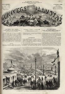 Svátek 15. srpna 1867 na Trocaderu v Paříži - slavný vesmír roku 1867 od Unknown artist