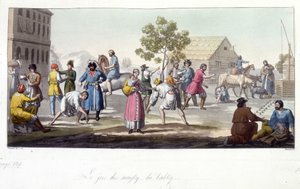 Hra svayky a babky, Rusko. od Unknown artist