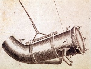 Oblek, který používal Jacob Rowe v roce 1759. od Unknown artist
