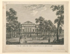 Theatre des Varietés v Paříži od Unknown artist