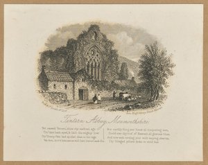 Opatství Tintern, Monmouthshire od Unknown artist