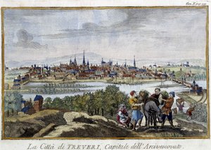 Trevír kolem roku 1790 od Unknown artist