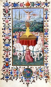 Triunfus Amoris (vítěz lásky) Francesca Petrarcy (Petrarca). od Unknown artist
