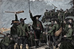 Tyrolský patriot Andreas Hofer (1767-1810) - Tyrolské povstání (tyrolské) v roce 1809: Tyrolský patriot Andreas Hofer od Unknown artist
