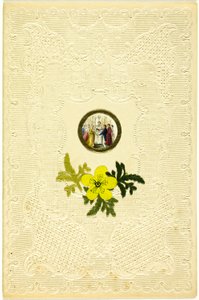 Valentine bez názvu (svatební scéna) od Unknown artist