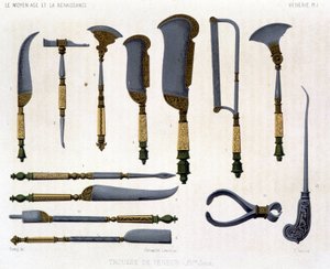 Venerie board: Veneur kit ze 16. století. V ""Středověk a renesance"" od Lacroixe. od Unknown artist
