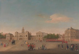 Pohled na Horse Guards a Whitehall od Unknown artist