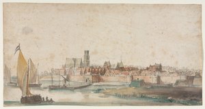 Pohled na St. Geertruidenberg od Unknown artist