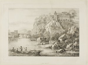 Pohled na Carmes de Caussees v Lyonu od Unknown artist