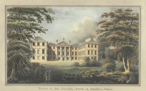 Pohled na jižní frontu Hamilton Palace od Unknown artist