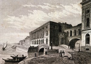 Pohled na Petrohradské divadlo v roce 1828. od Unknown artist