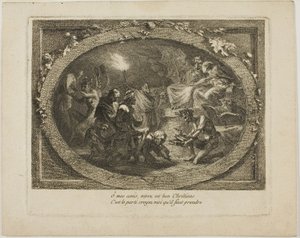 Voltaire na Satanic Revel od Unknown artist
