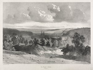 Malebné a romantické cesty starověkou Francií. Brittany: Celkový pohled na Quimper od Unknown artist