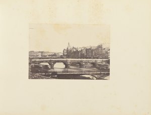 Pohled z Pont des Arts v Paříži od Unknown artist