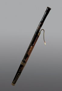 Dechový nástroj: fagot z 18. století. Barcelona. Muzeum hudby. od Unknown artist