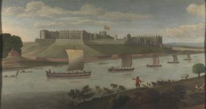 Hrad Windsor z Buckinghamshire Bank od Unknown artist