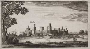 Hrad Windsor z jihovýchodu od Unknown artist