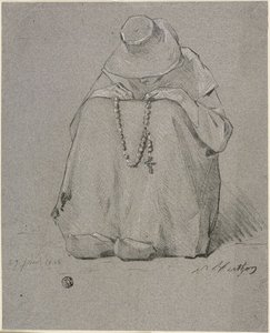 Žena s růžencem od Unknown artist