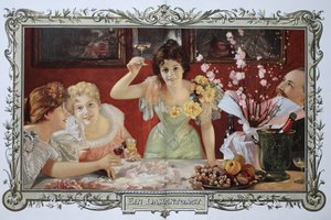 Ženy spolu pijí koktejly na večírku od Unknown artist