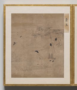 Záplata pelyňku z alba ilustrací k příběhu Genji od Unknown artist