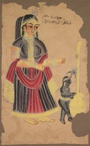 Yasoda a Krishna od Unknown artist