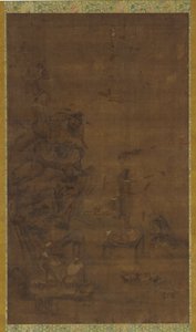 Zhong Kui Zkrocení pěti morů od Unknown artist