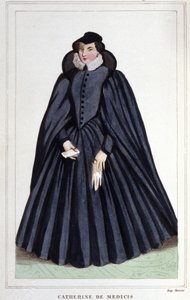 portrét Kateřiny Medicejské (1519-1589). od Unknown artist